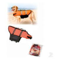 Vesta plavací Dog XL 45cm oranžová