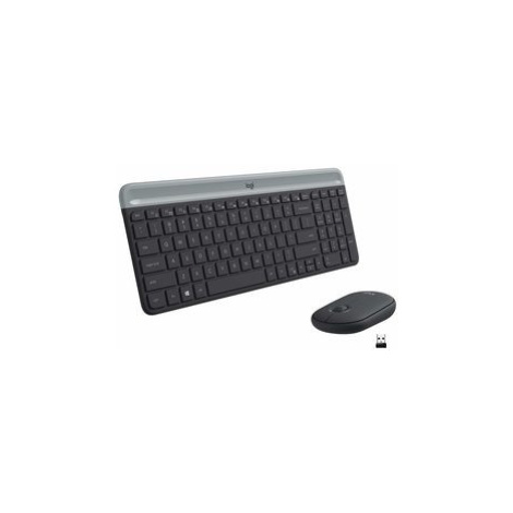 Logitech Slim Wireless Combo MK470 CZ+SK černá