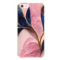 iSaprio Pink Blue Leaves pro iPhone 5/5S/SE