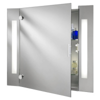 Searchlight Moderní zrcadlová skříňka Silva s osvětlením