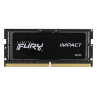 Kingston FURY Impact/SO-DIMM DDR5/16GB/6000MHz/CL38/1x16GB/Black