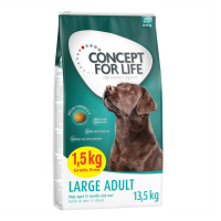 Concept for Life granule, 12 + 1,5 kg zdarma! - Large Adult