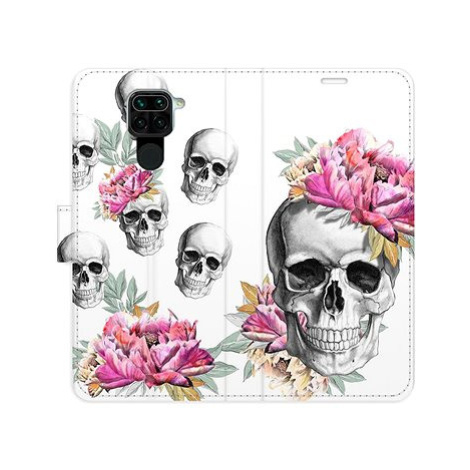 iSaprio flip pouzdro Crazy Skull pro Xiaomi Redmi Note 9