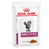 Royal Canin Veterinary Feline Renal - Mix kuře & hovězí 24 x 85 g