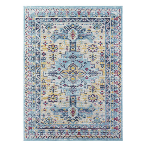 Klasický Kusový koberec Lugar 104089 Nebe Modrý Typ: 160x230 cm