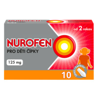 NUROFEN pro děti 125 mg čípky