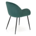 Halmar Jídelní židle K480, tmavě zelená