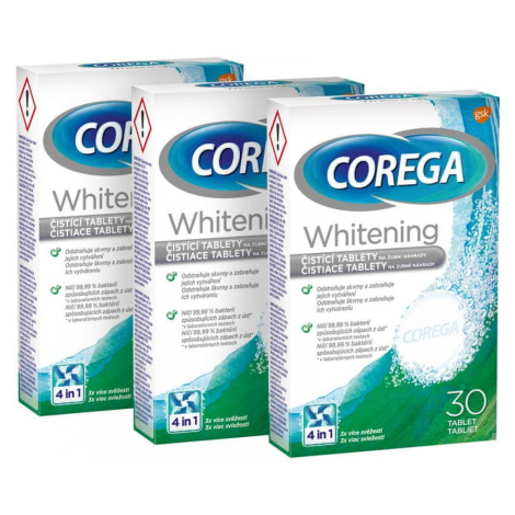 Glaxosmithkline Consumer COREGA whitening tabs 3x30ks