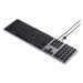 Satechi Aluminum Wired Keyboard for Mac - Space Gray - US