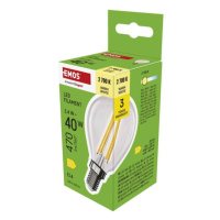 LED žárovka Filament Mini Globe / E14 / 3,4 W (40 W) / 470 lm / teplá bílá