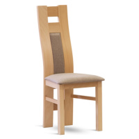 Jídelní židle TOSCA – masiv buk, nosnost 130 kg, více barev Buk + camel 4