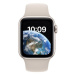 Apple Watch SE (2022), 40mm, starlight, sportovní řemínek, starl