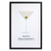 Zarámovaný plakát Really Nice Things Martini, 40 x 50 cm
