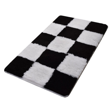 L'essentiel Koupelnový kobereček DÁMA 60x100 cm černo-bílý