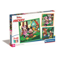 Puzzle Mickey Mouse - Mickey and Friends, (3x) 48 ks