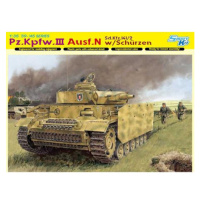 Model tank Kit 6474 - Pz.Kpfw.III Ausf.N w/SCHÜRZEN (SMART KIT) (1:35)