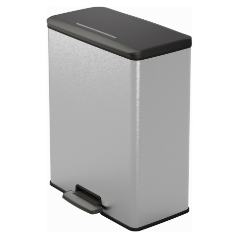 CURVER Deco Bin Odpadkový Koš na tříděný odpad Stříbrná/černá 26l 26l