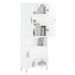 vidaXL Skříň highboard lesklá bílá 69,5 x 34 x 180 cm kompozitní dřevo