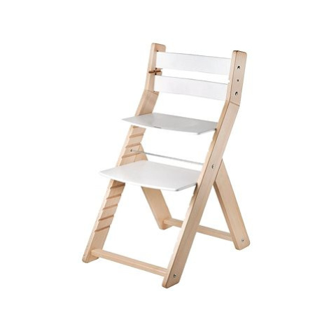 Rostoucí židle Wood Partner Sandy Barva: lak/bílá