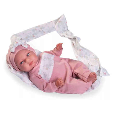 Antonio Juan 82309 Můj malý REBORN TUFI - realistická panenka miminko s měkkým látkovým tělem - 