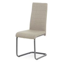Jídelní židle ELISA béžová/antracitová