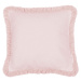 Cotton &amp; Sweets Boho čtvercový polštář s rámem pudrově růžová 40x40 cm