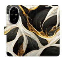 iSaprio Flip pouzdro BlackGold Marble pro Honor 200 Pro