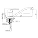 SET ALVEUS ATROX 30/55 + BATERIE NINA 55 - obdélníkový granitový béžový dřez 590x500x200 mm v se