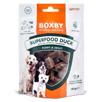 Boxby Superfood Snacks s kachnou, hráškem a brusinkami - 120 g