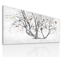 Obraz na plátně BIRDS B různé rozměry Ludesign ludesign obrazy: 100x40 cm