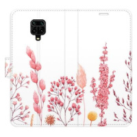 iSaprio flip pouzdro Pink Flowers 03 pro Xiaomi Redmi Note 9 Pro / Note 9S