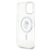 Zadní kryt Karl Lagerfeld IML Choupette MagSafe pro Apple iPhone 15, transparentní