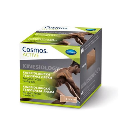 COSMOS® ACTIVE pružná samolepící tejpovací páska béžová 5 cm × 5 m