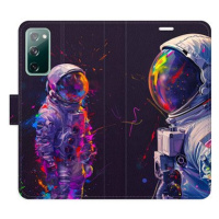 iSaprio Flip pouzdro Neon Astronaut 02 pro Samsung Galaxy S20 FE