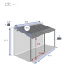 Deokork Zahradní přístřešek WILLIAM 6x3,5 m