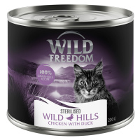 Wild Freedom Adult Sterilised 6 x 200 g / 400 g – bez obilovin - 15 % sleva - Wild Hills Sterili