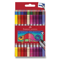 Dětské oboustranné fixy Faber-Castell - 20 barev