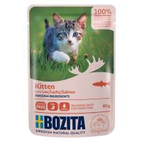 Bozita kousky v omáčce Kitten 12 kapsiček (12 x 85 g) - losos