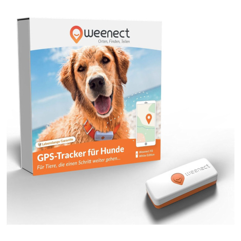 Weenect XS GPS lokátor pro psy, bílý Weiß