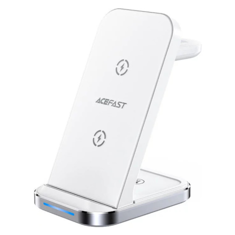 3in1 Qi inductive charger with stand Acefast E15 15W (white) (6974316281986)