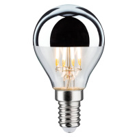 Paulmann LED žárovka E14 827 hlava zrcadlo stříbrná 4,8W stmívatelná