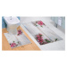 Bellatex Sada koupelnových předložek Květ růžová 3D