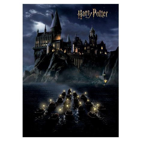 Dětská fototapeta Harry Potter Hogwarts Night 182 x 252 cm, 4 díly