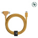 Native Union Belt Universal Cable (USB-C – Lighting/USB-C) 1,5 m, kraft