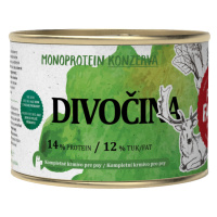 PET FARM FAMILY Divočina - konzerva pro psy 180 g