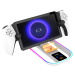 iPega P5P11 Charger Dock s RGB 2v1 Playstation Portal Remote Player a PS5 Ovladač White Bílá