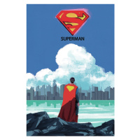 Umělecký tisk Superman - Logo, 26.7 × 40 cm