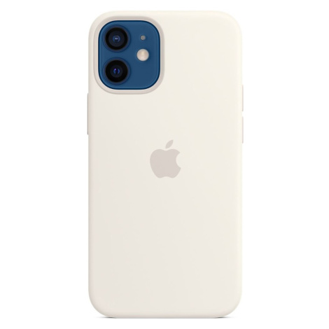 Apple silikonový kryt s MagSafe na iPhone 12 mini bílý