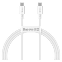 Kabel USB-C na USB-C Baseus Superior Series, 100 W, 1 m (bílý)