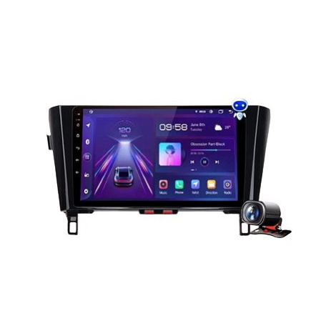 Hizpo Android Autorádio Nissan Qashqai J11 X-Trail 3 T32 2013-2017 rádio s GPS navigací, WIFI, U